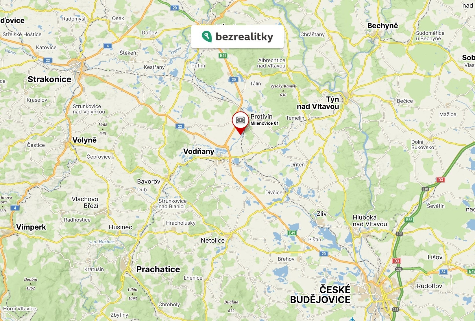 Pozemek pro bydlení · Protivín Milenovice - 3