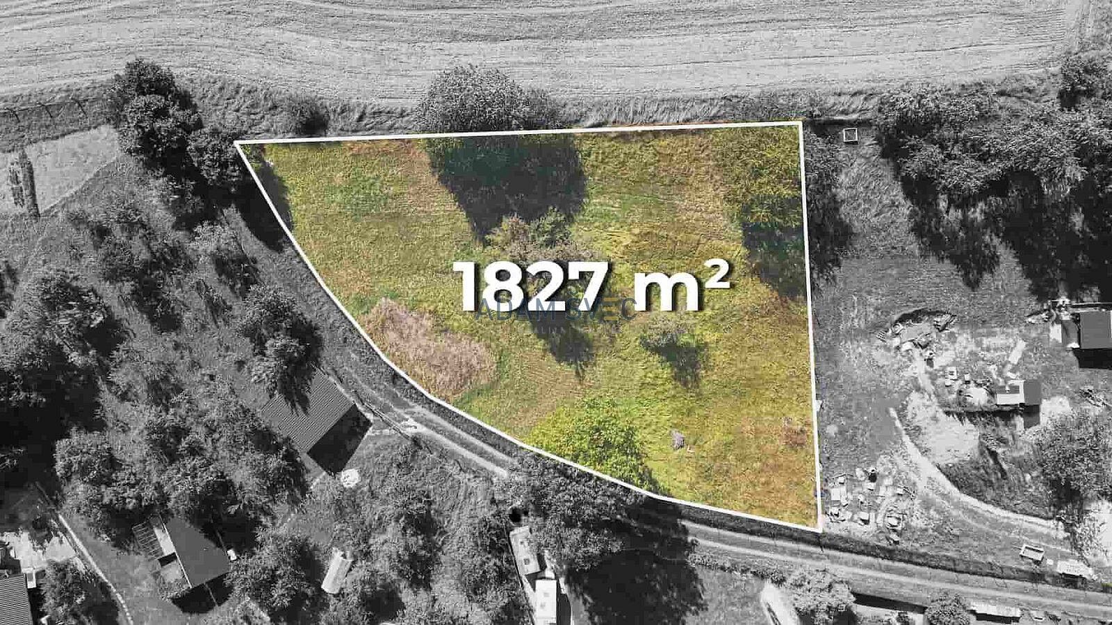 Pozemek pro bydlení, 1 827 m²