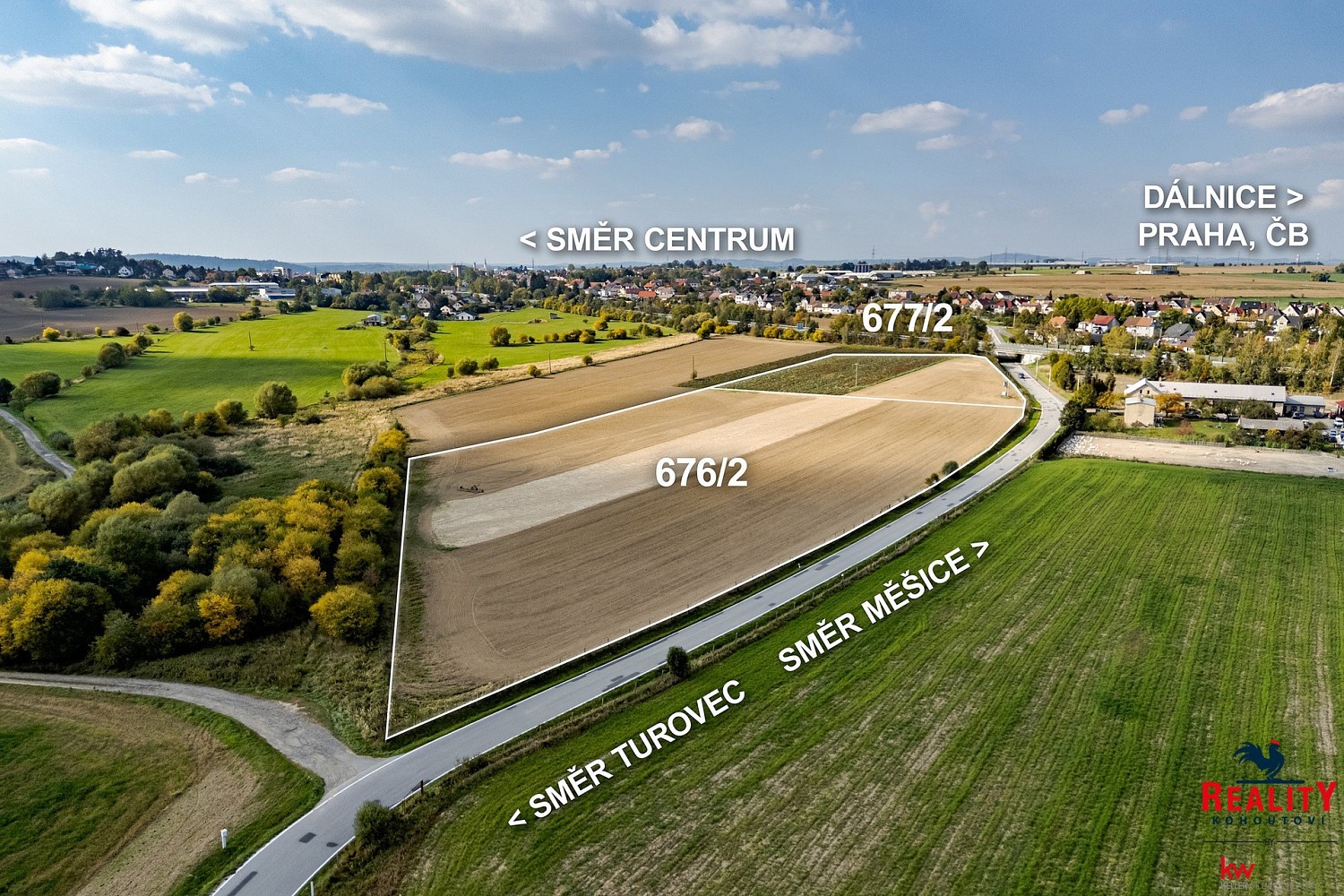 Komerční pozemky, Tábor - Měšice - 2