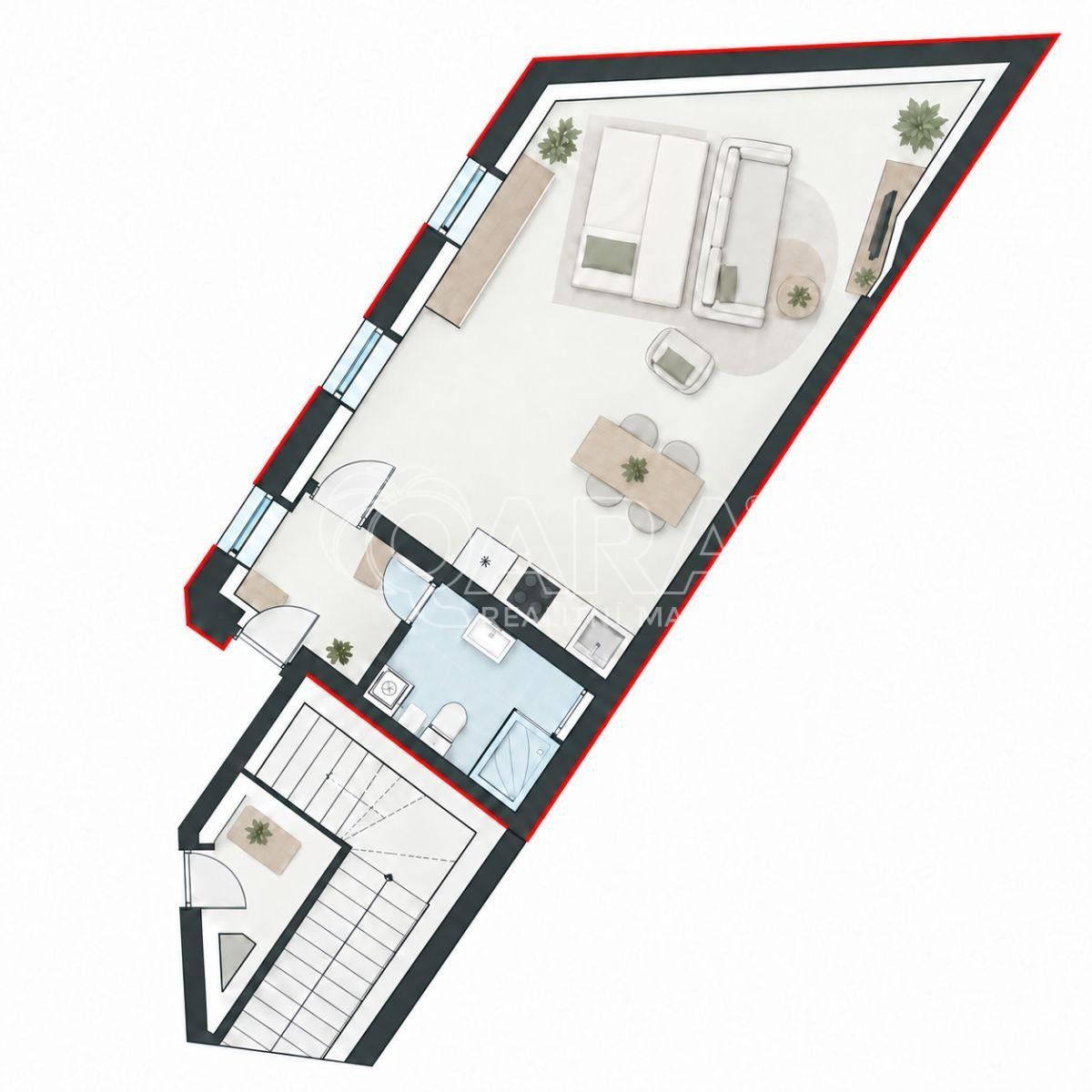 Prodej byt 1+kk - Sokolovská, Praha, 43 m² - 5
