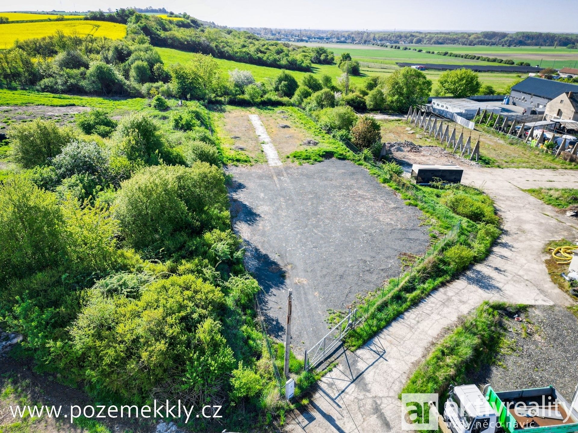 Prodej komerční pozemek - Záboří, Kly, 2 639 m²