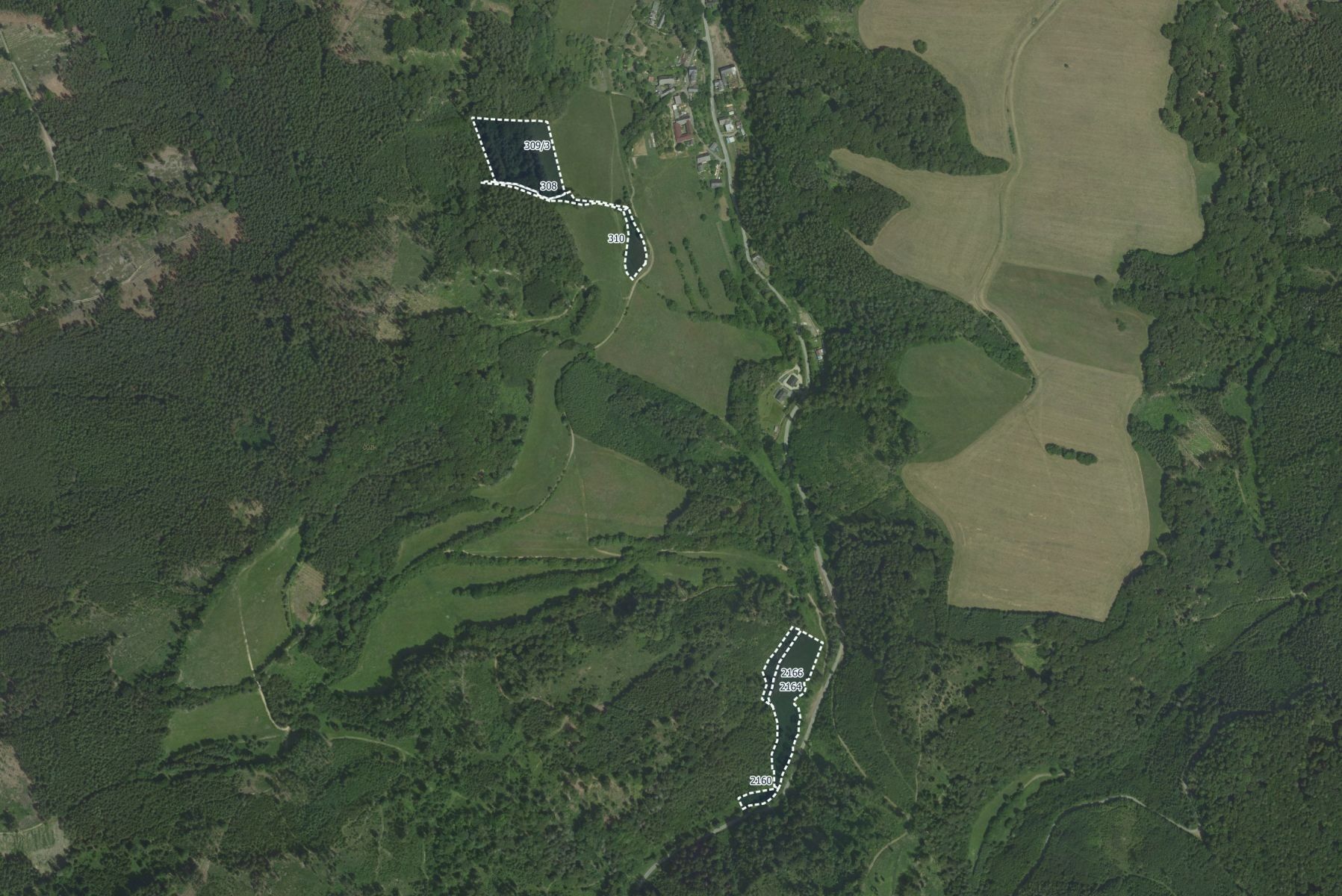 Louky, Bohdalov, Městečko Trnávka