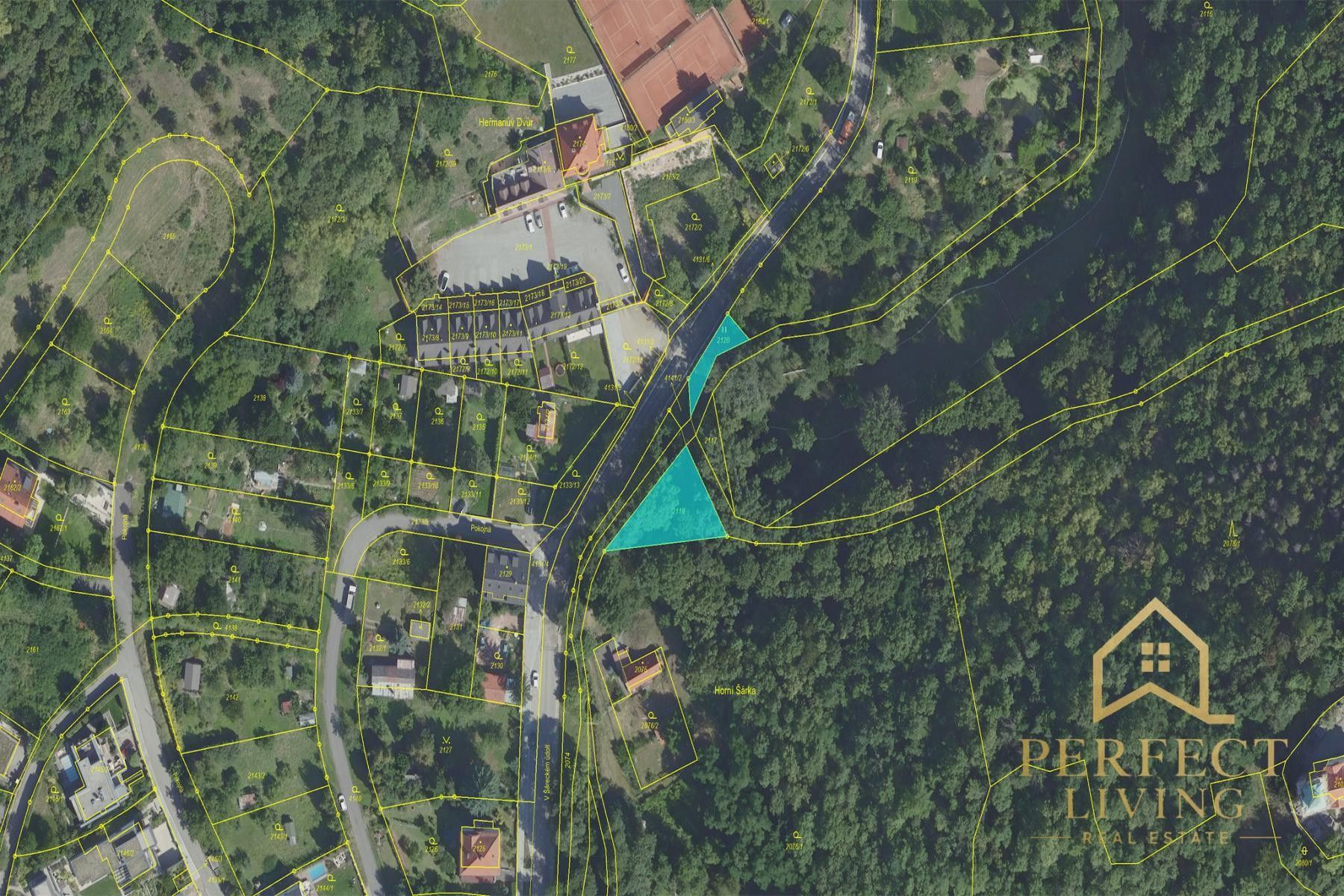 Pozemek · 499 m² · V Šáreckém údolí, Praha - 3
