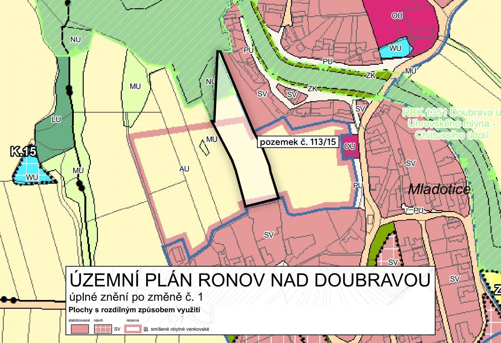 Pozemky pro bydlení, Ronov nad Doubravou Mladotice - 2