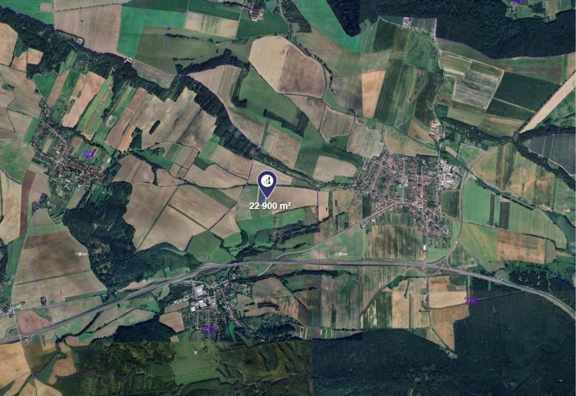 Prodej zemědělský pozemek - Krušovice, 22 900 m² - 2