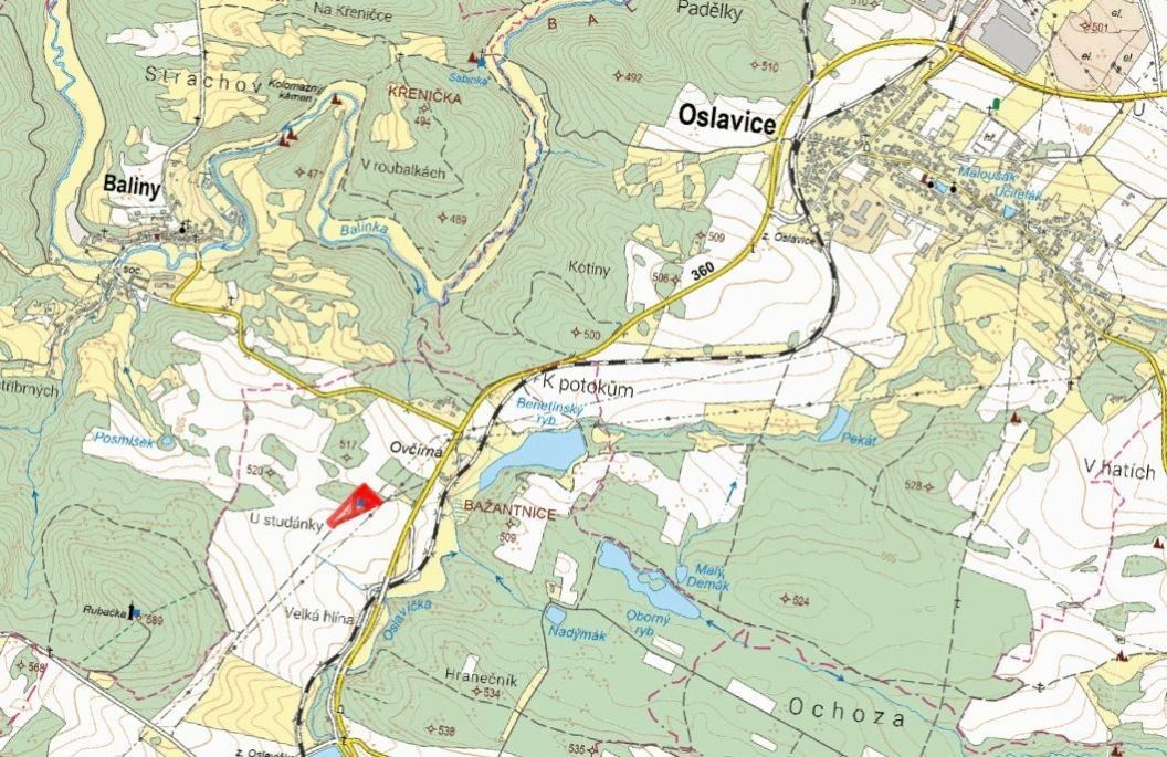 Zemědělské pozemky, Oslavička - 2