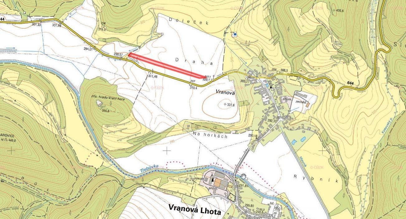 Prodej zemědělský pozemek - Vranová Lhota