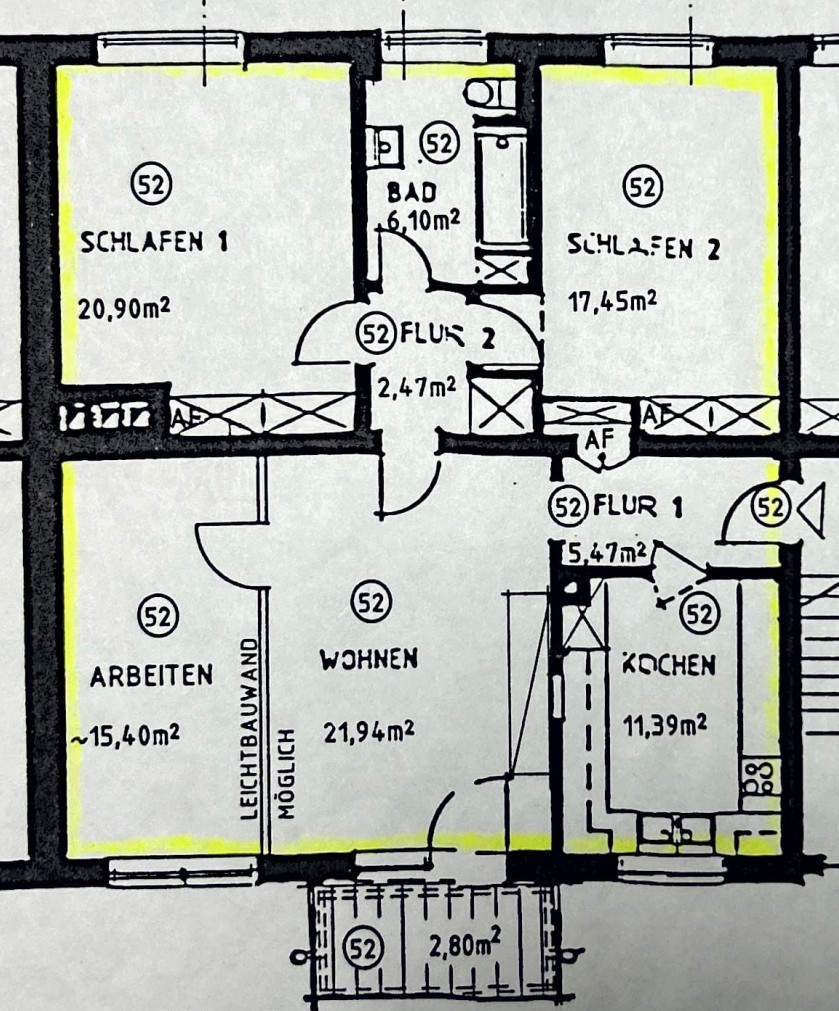 3+1, Fürth Fürth Bayern 90763, 104 m² - 2