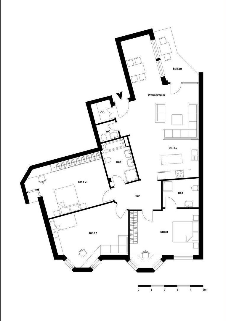 4+1, Färberstr. 100 Düsseldorf Bilk Nordrhein-Westfalen 40223, 135 m² - 2