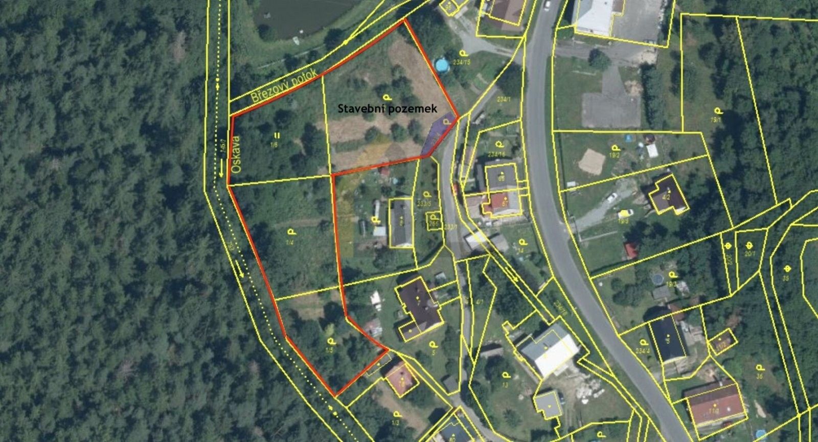 Prodej pozemek pro bydlení - Oskava, 4 532 m² - 5