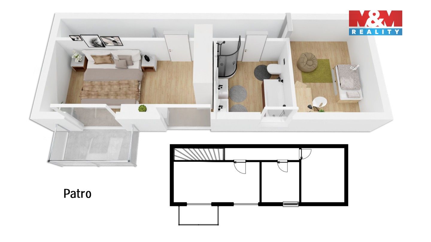 Byt 3+kk · 106 m² · Klínec - 4