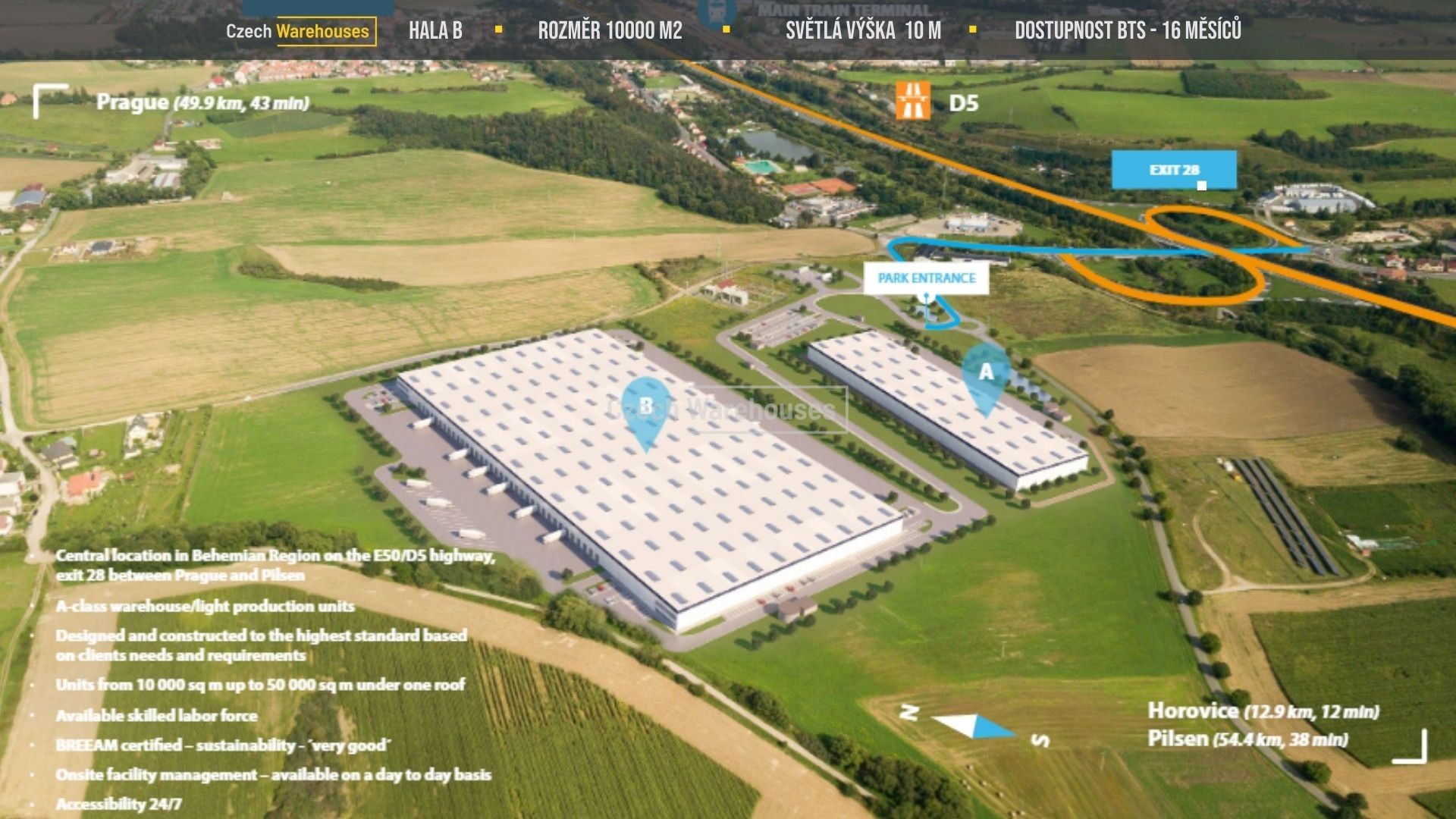 Sklady, Zdice, 12 m²