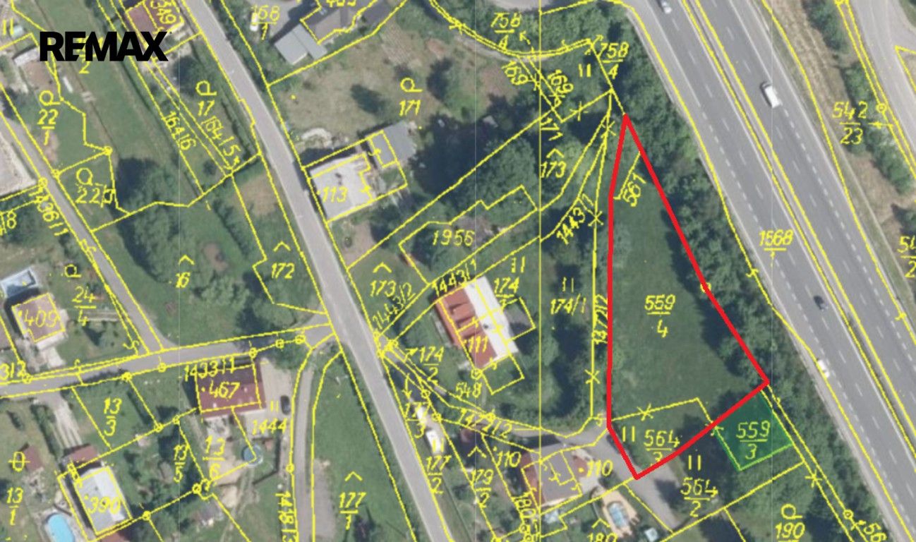 Pozemky pro bydlení, Jeřmanice, 1 683 m² - 1