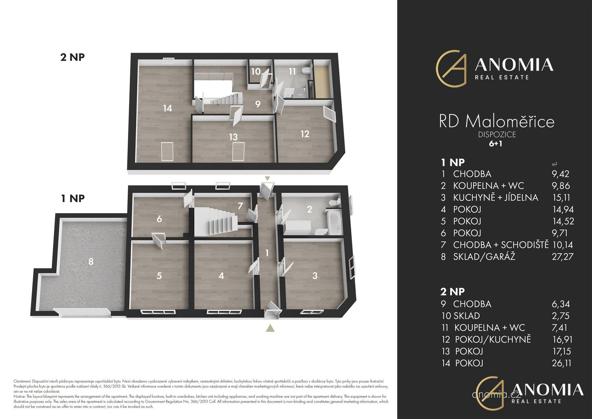 Prodej rodinný dům - Proškovo náměstí, Brno Maloměřice, 152 m² - 5