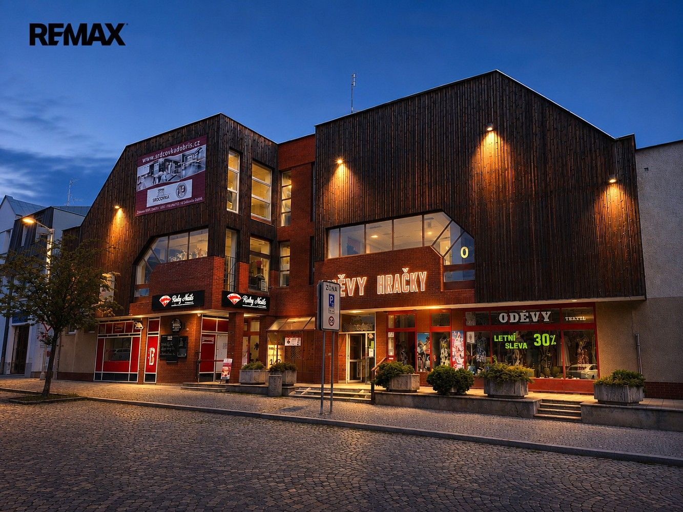 Obchodní prostory, Dobříš, okres Příbram, Středočeský kraj, 503 m² - 1
