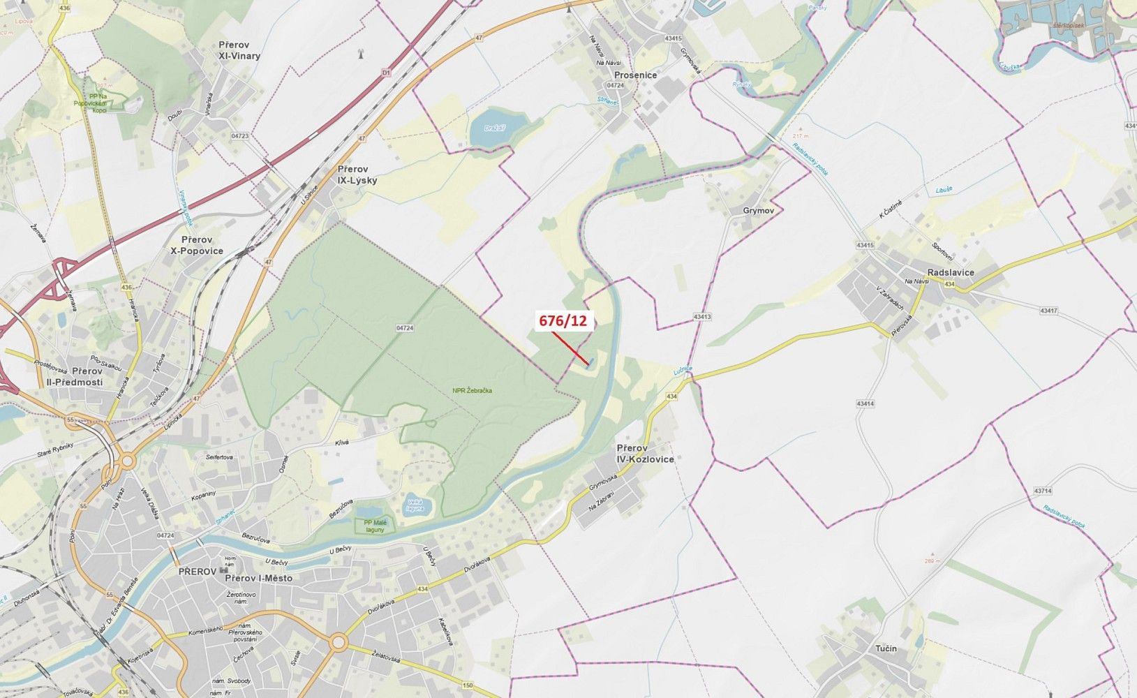 Les, 1 145 m²