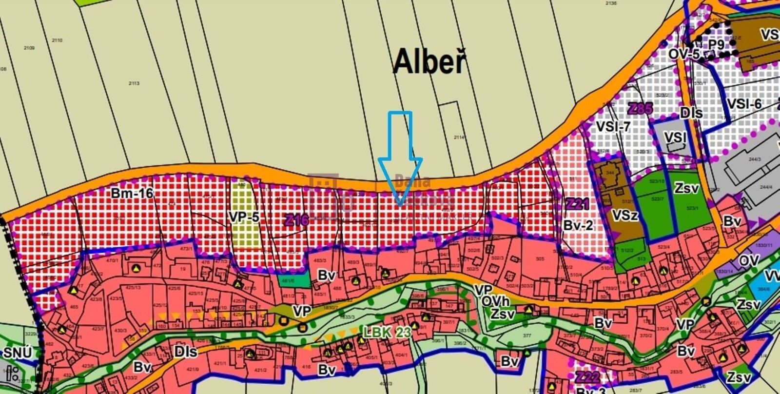 Prodej pozemek pro bydlení - Albeř, Nová Bystřice, 3 m²