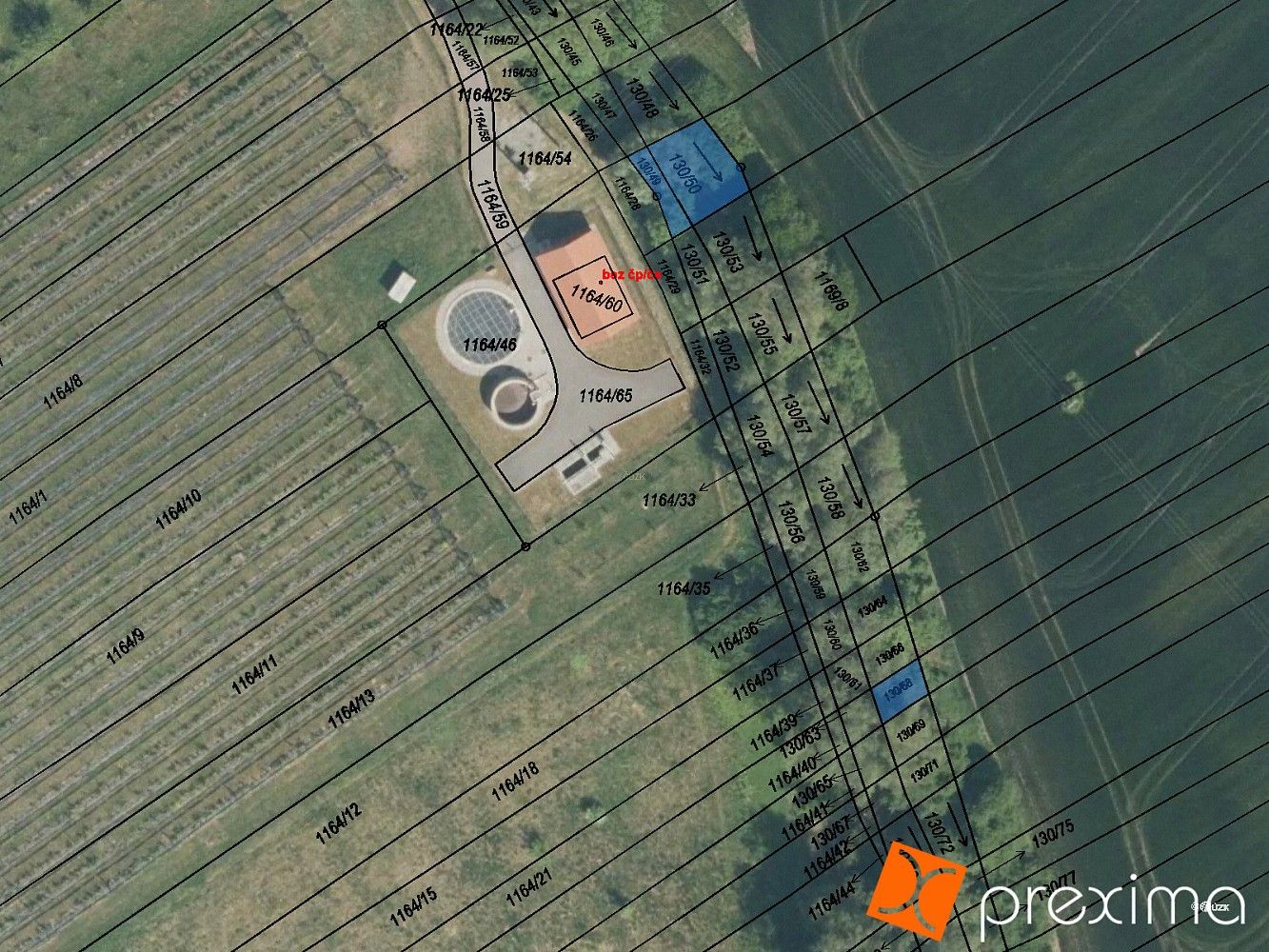 Pozemek, 172 m²
