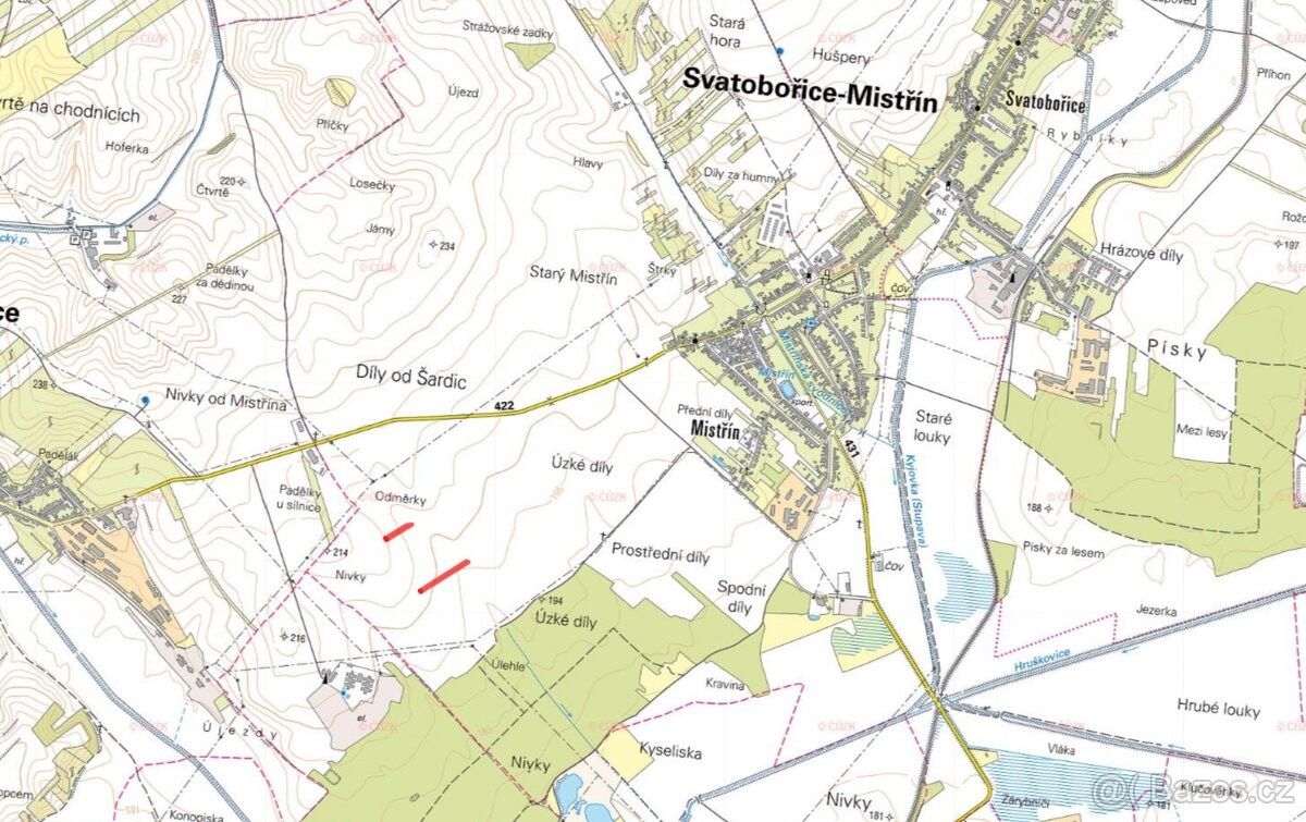 Prodej pozemek pro bydlení - Svatobořice, 696 04