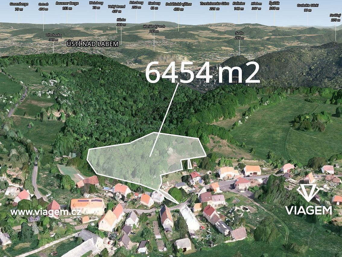 Prodej zahrada - Stebno, okres Ústí nad Labem, Ústecký kraj - 5