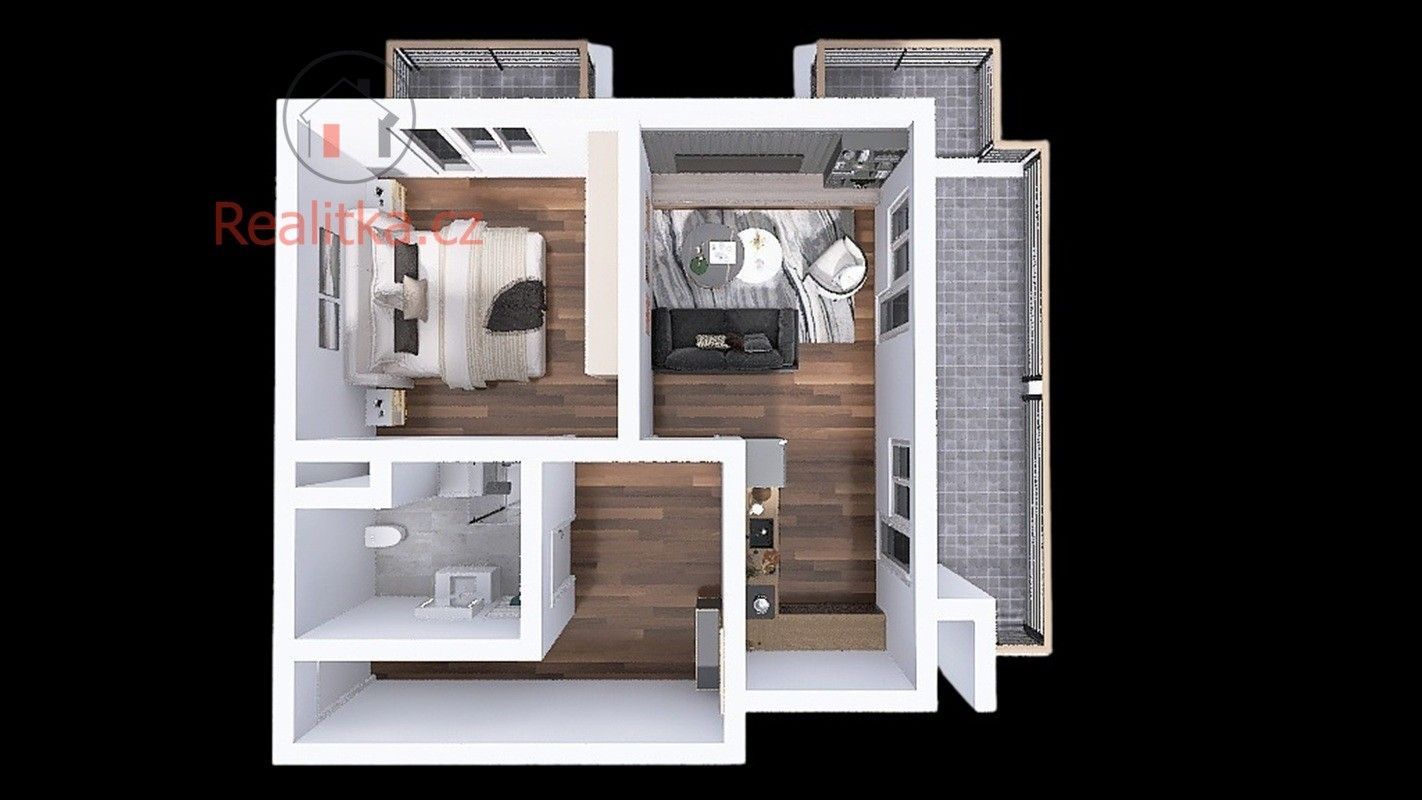 Byt 2+kk · 58 m² · Vlasákova 2869, Mělník - 4