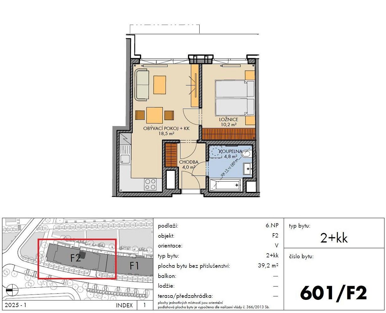Prodej byt 2+kk - Bartůňkova, Praha 4 - Chodov, 39 m² - 5