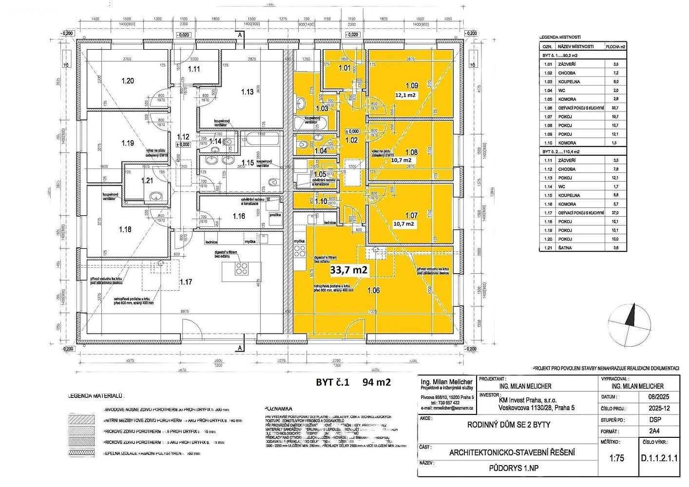 Prodej rodinný dům - Kamenné Žehrovice, okres Kladno, Středočeský kraj, 94 m² - 5