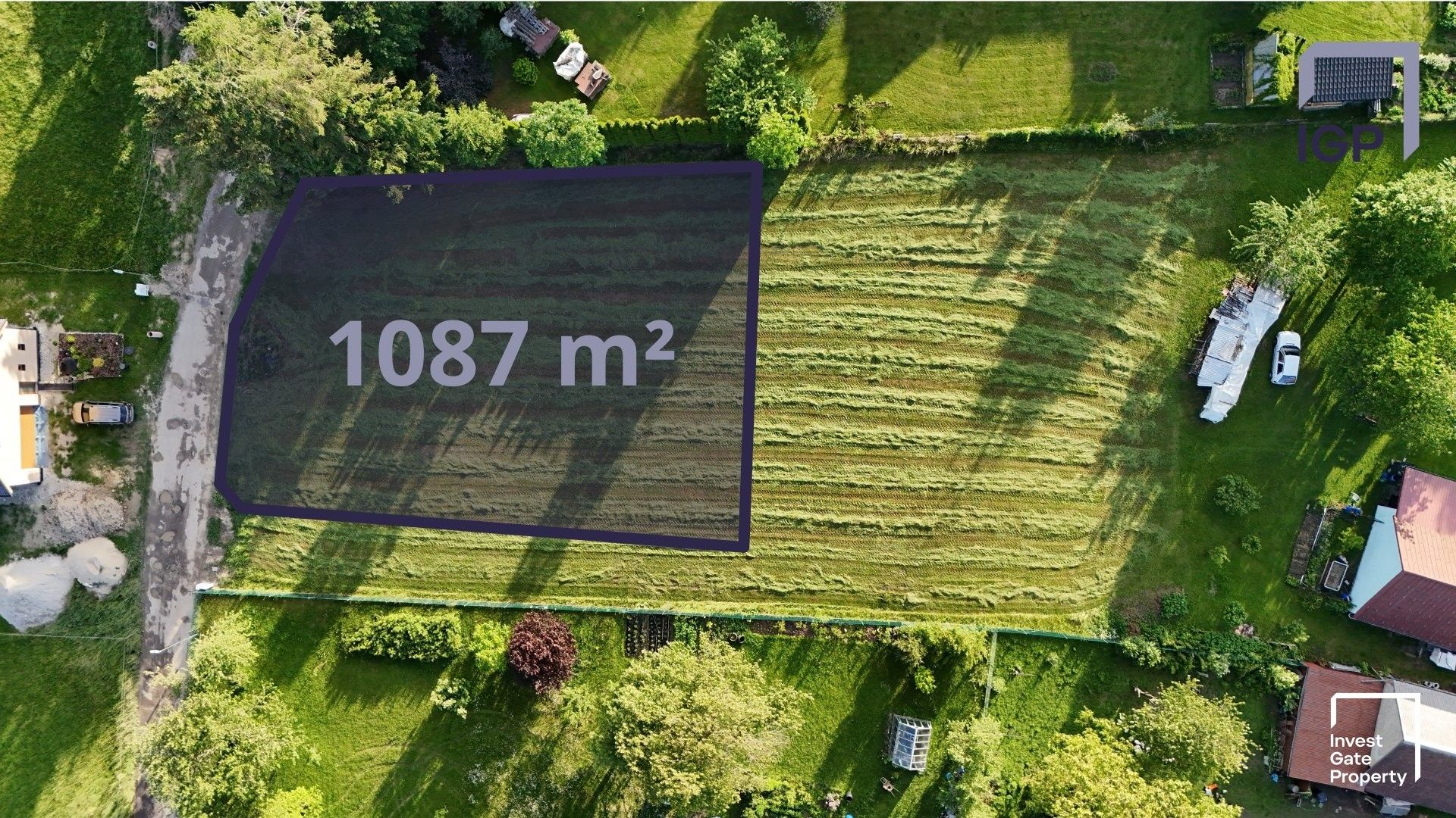 Pozemek pro bydlení, 1 087 m²