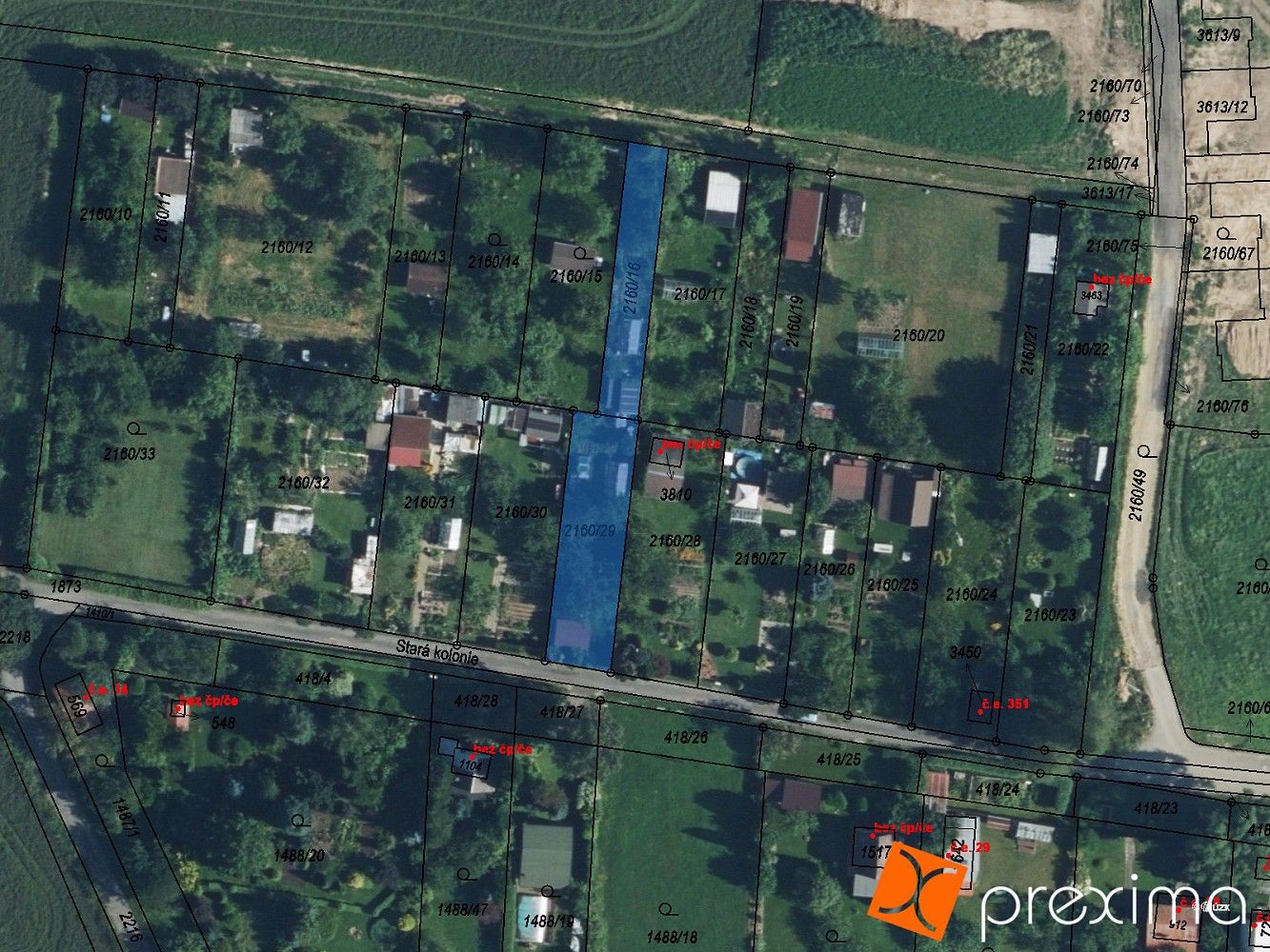 Zahrada, 50 m²