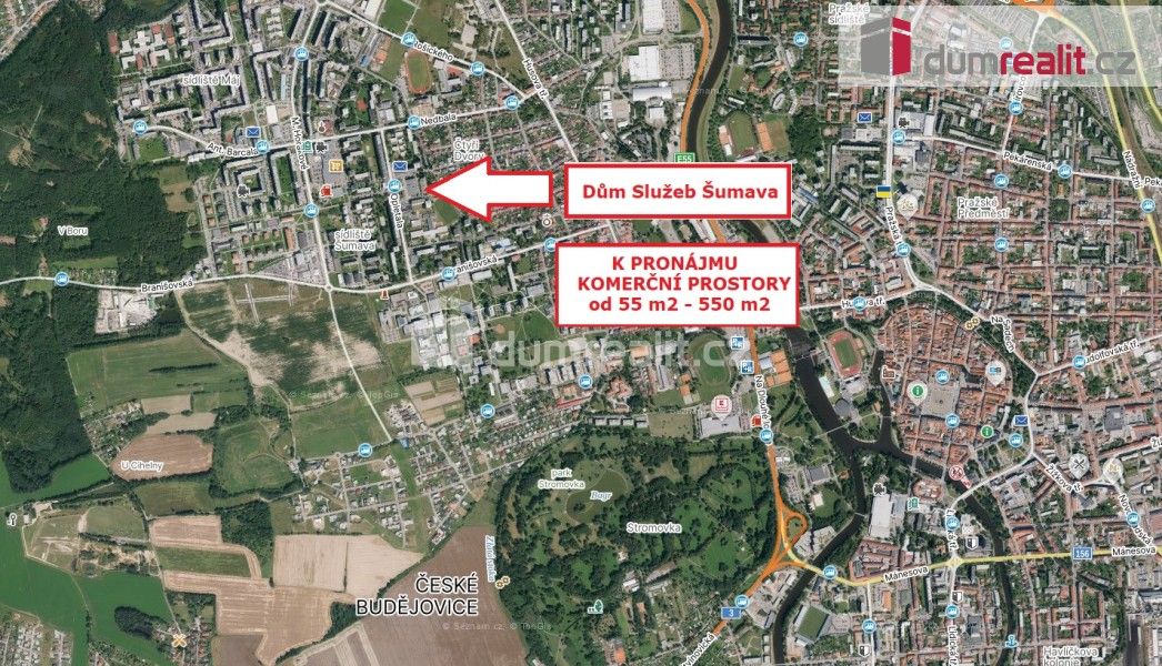 Obchodní prostory · 55 m² · J. Opletala, České Budějovice - 3