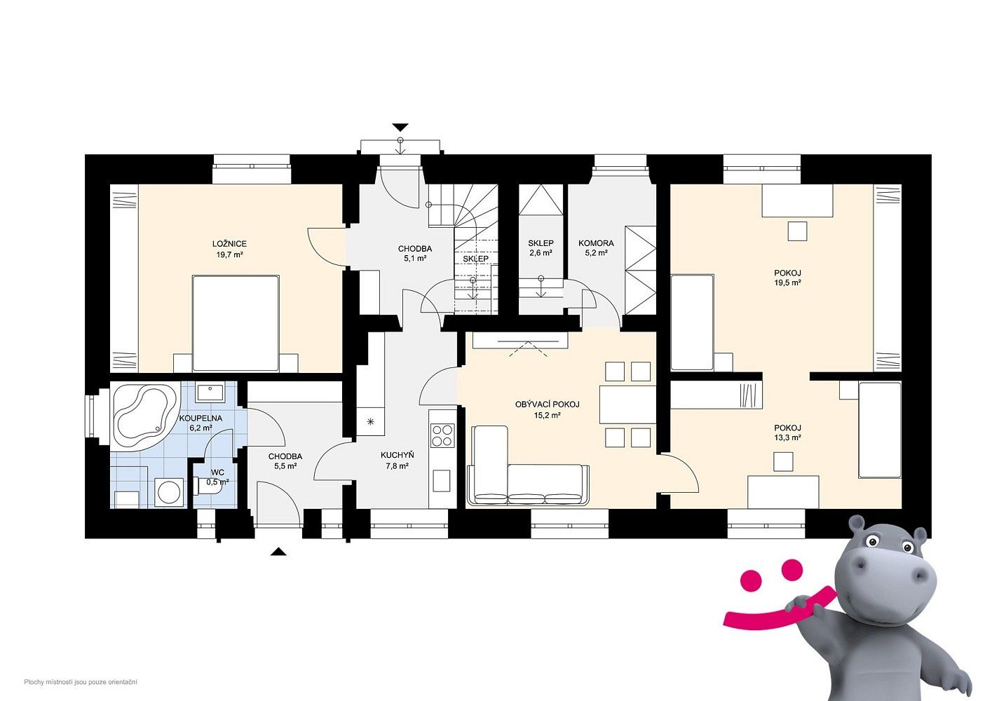 Prodej rodinný dům - Bernartice, okres Jeseník, 111 m² - 5
