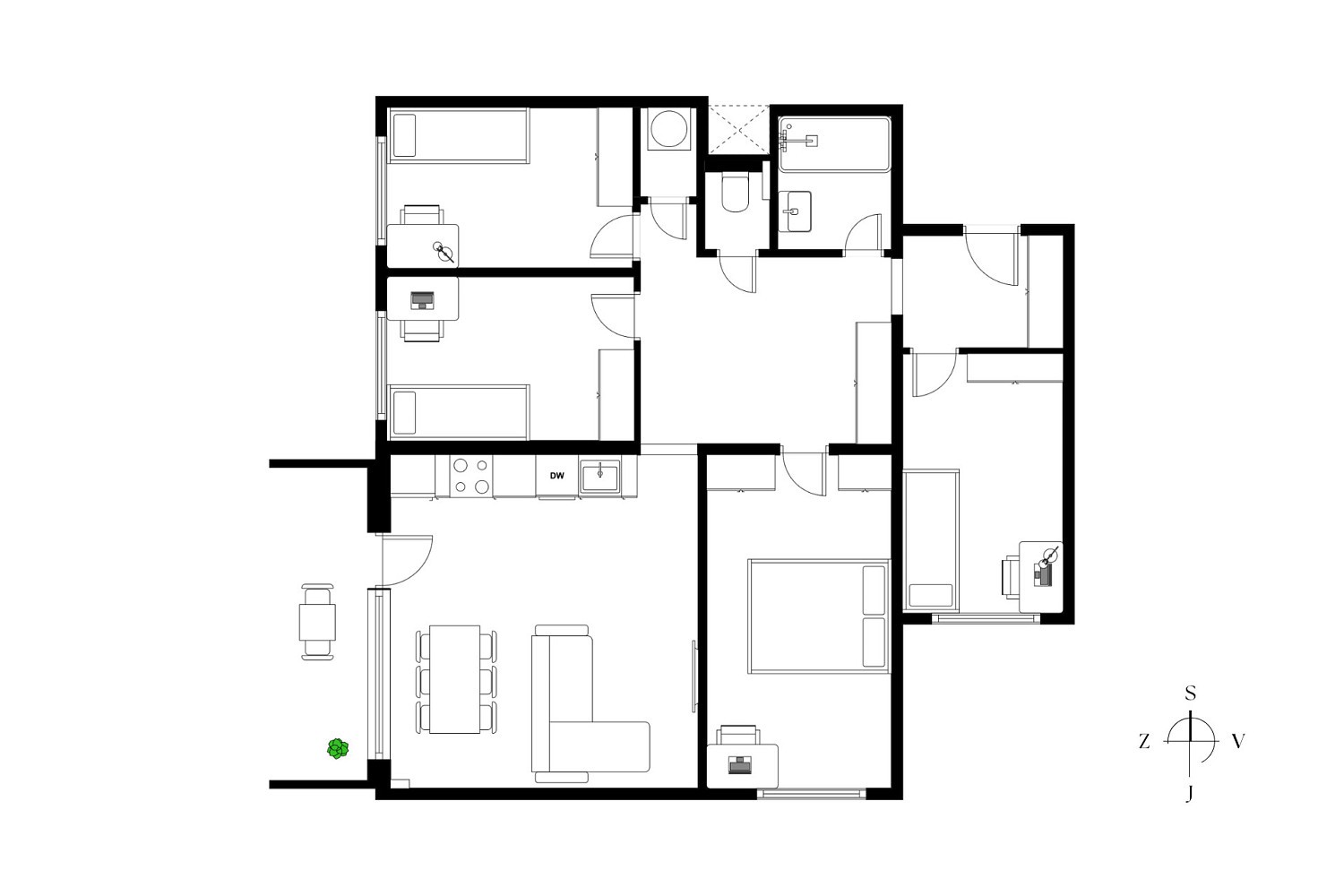 Byt 5+kk · 84 m² · Blatnická, Brno - Židenice - 3