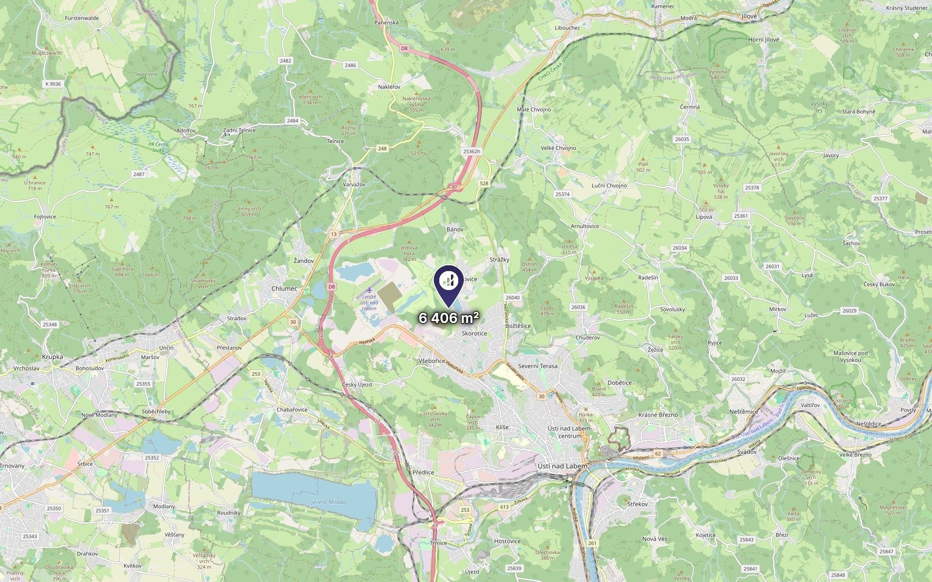 Zemědělský pozemek · 3 203 m² · Ústí nad Labem - 3