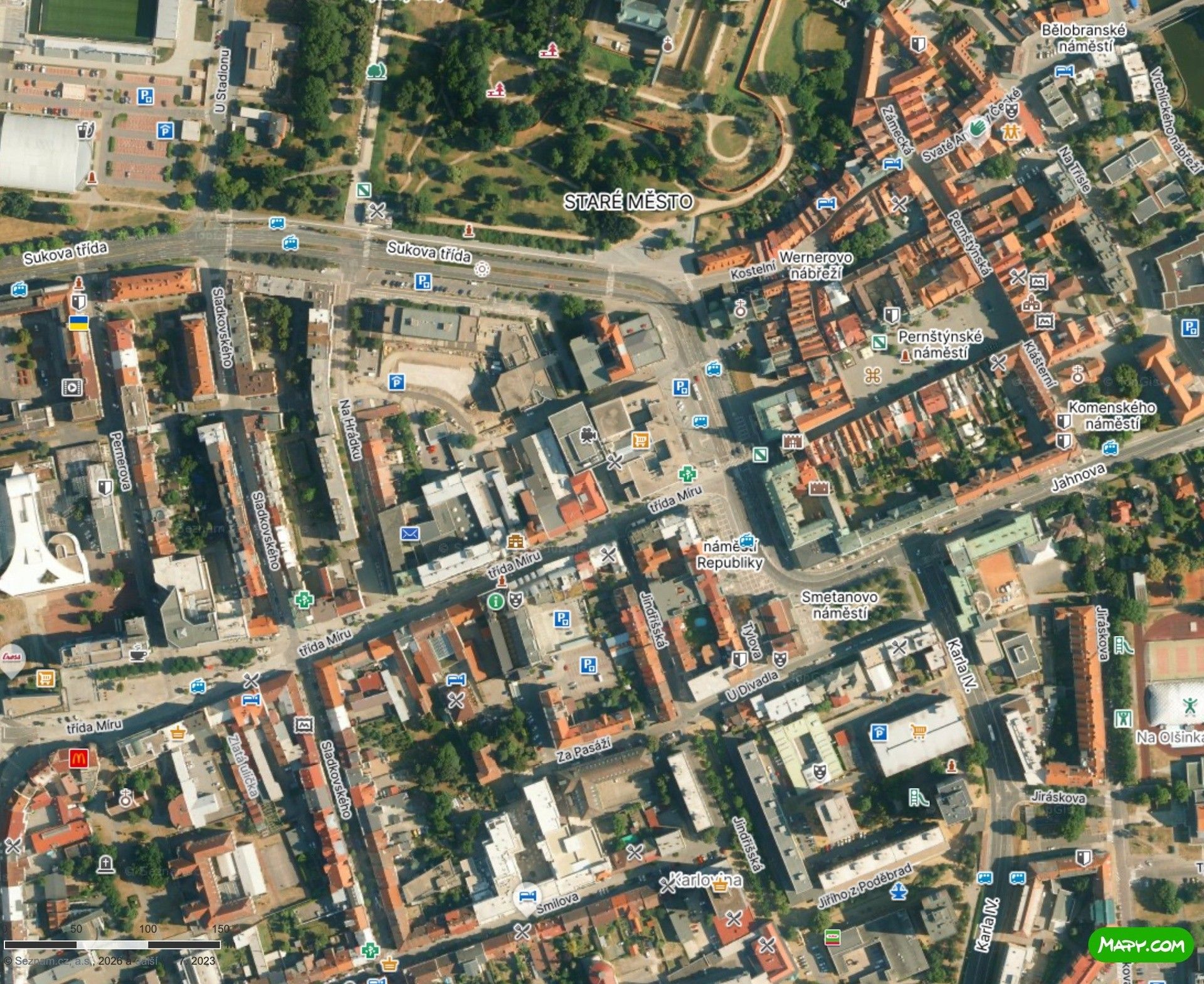 Obchodní prostory · 100 m² · Pardubice - 3