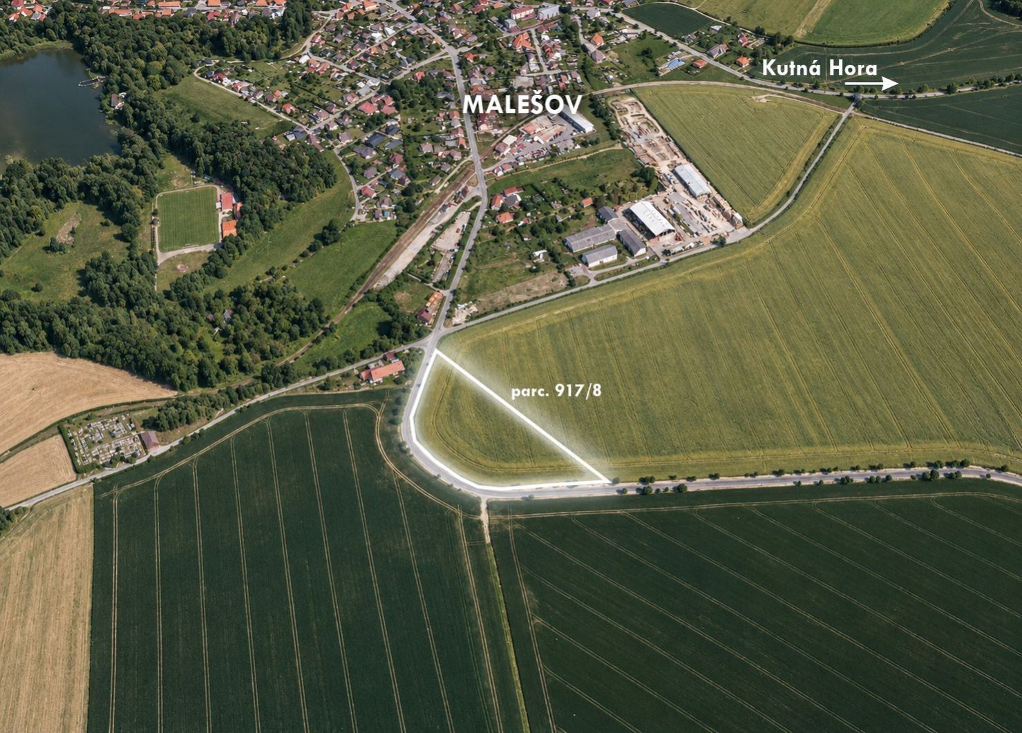 Prodej zemědělský pozemek - Malešov - 1