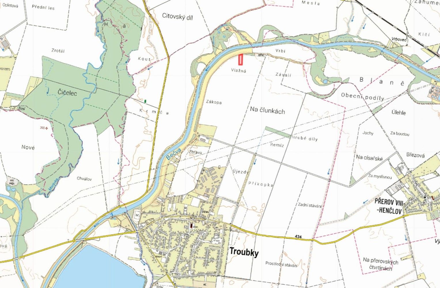 Zemědělské pozemky, Troubky, okres Přerov, Olomoucký kraj - 2