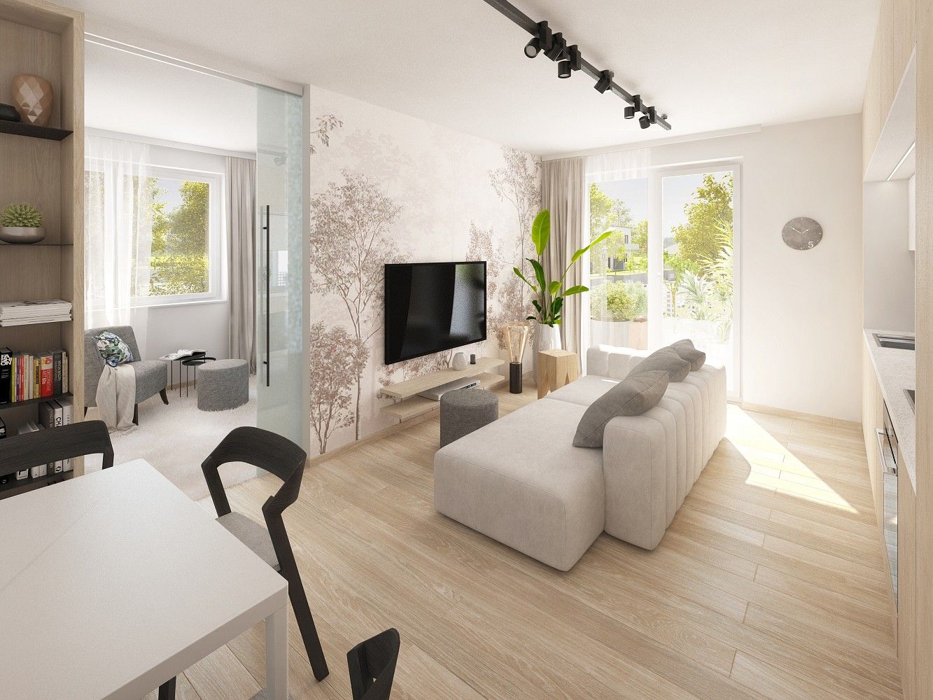 Prodej byt 2+kk - Milovice - Mladá, okres Nymburk, Středočeský kraj, 45 m² - 5