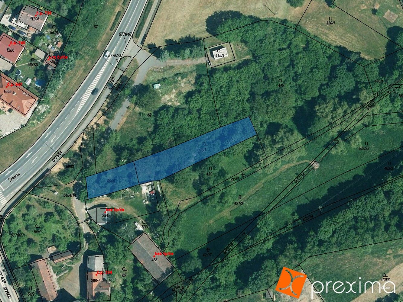 Pozemky pro bydlení, Kralovice, okres Plzeň-sever, Plzeňský kraj - 1