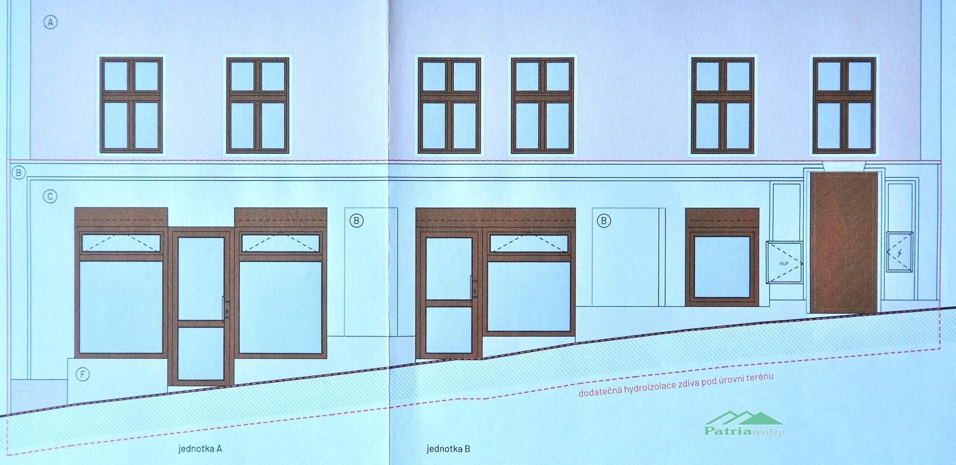 Obchodní prostory, nám. Sokolovské 256, Liberec I-Staré Město, 92 m² - 2