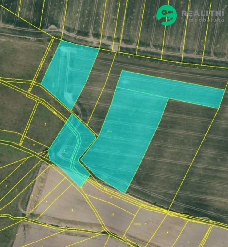 Zemědělské pozemky, Komárov, Dolní Roveň, 167 660 m²