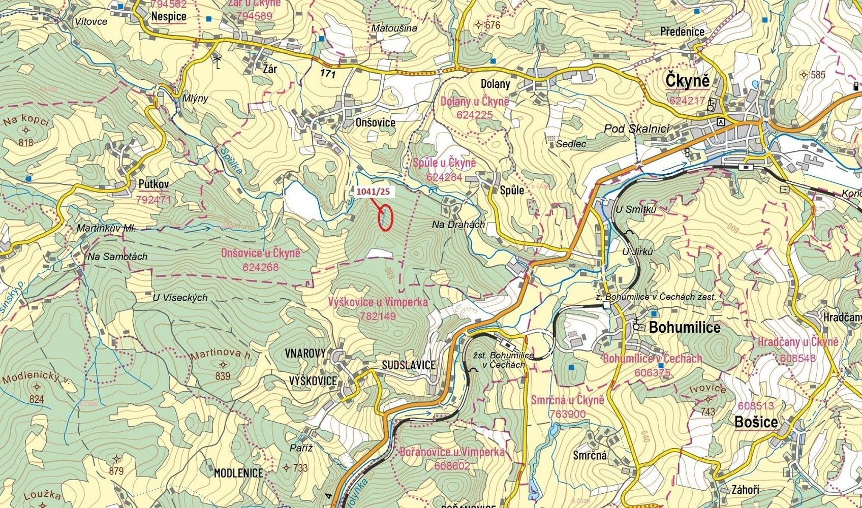 Les, 2 082 m²