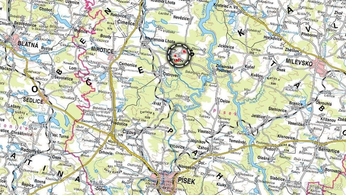 Stavební pozemek, Písek – pohled 5