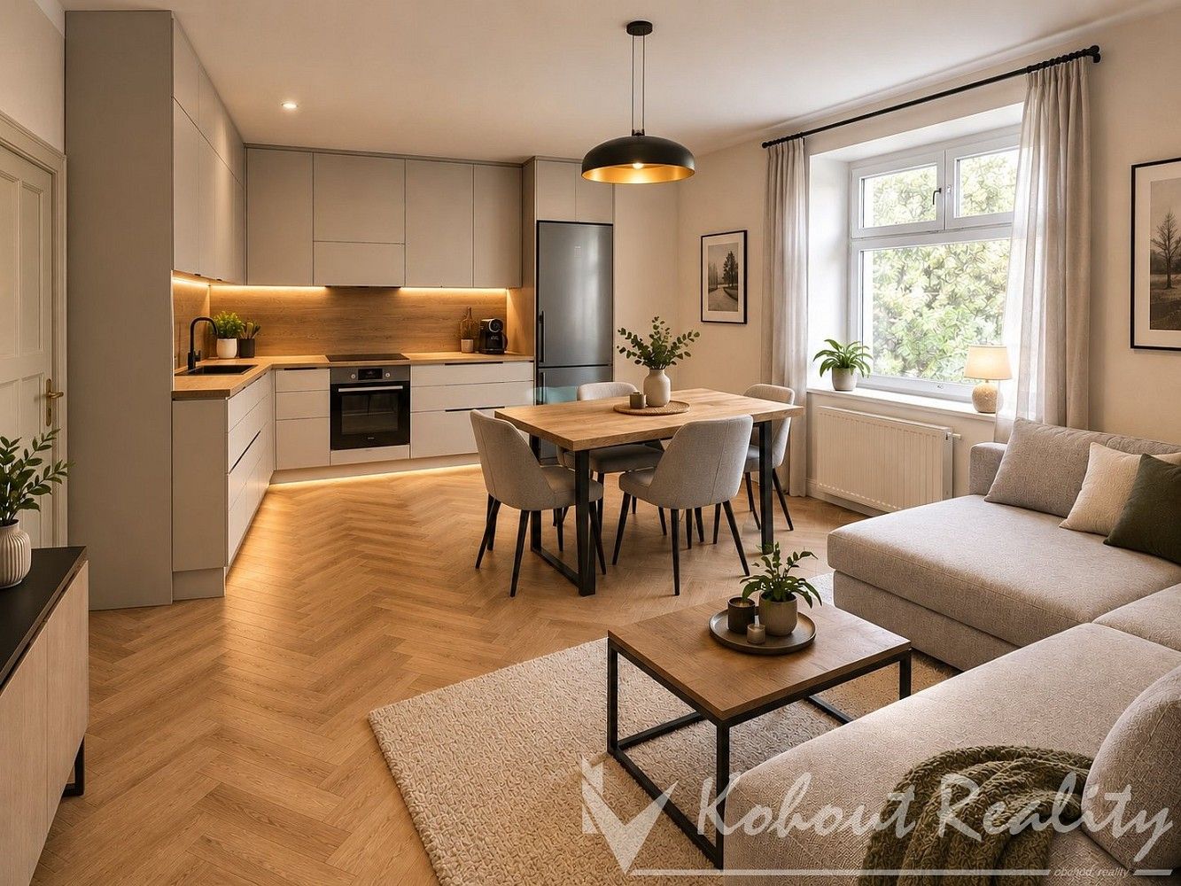 2+kk, Písecká, Praha 3 - Vinohrady, 48 m² - 1