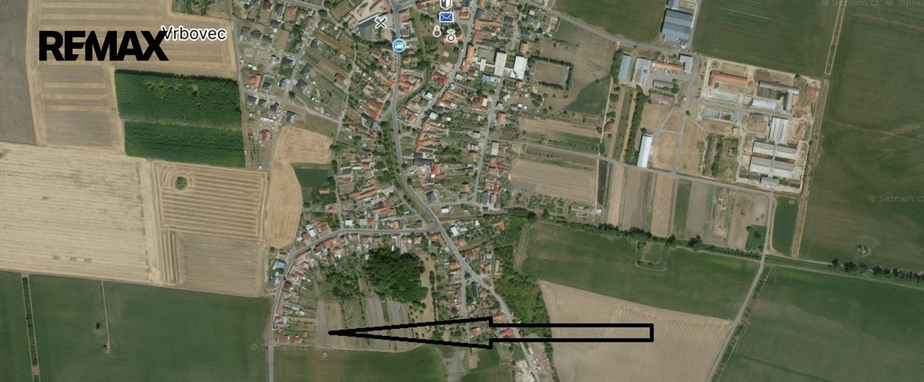 Stavební pozemek, Vrbovec – pohled 4