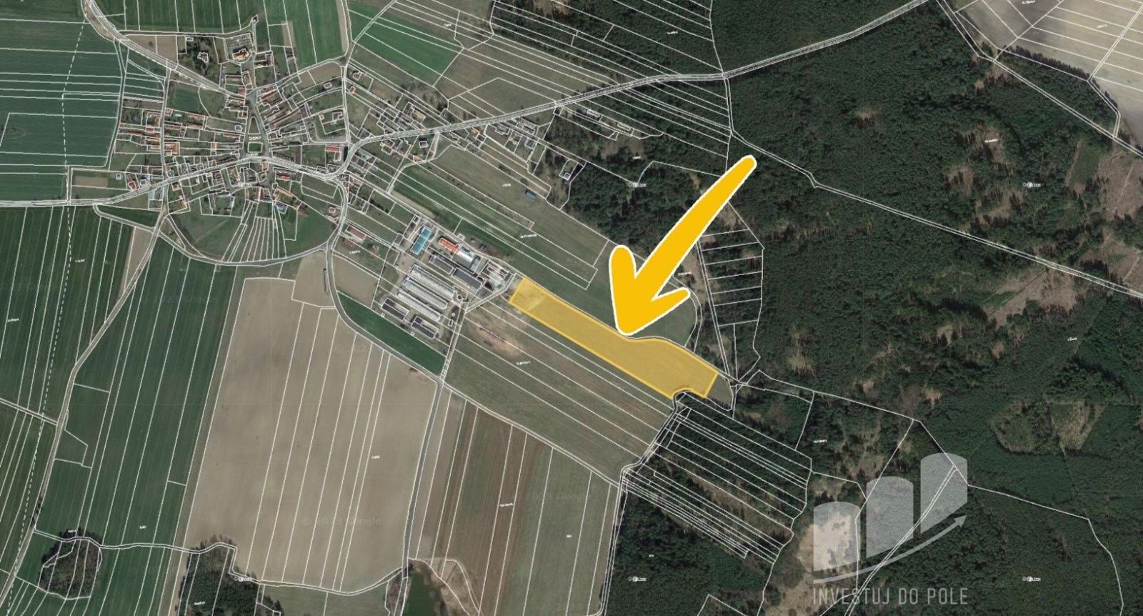Prodej zemědělský pozemek - Drahov, 28 550 m²