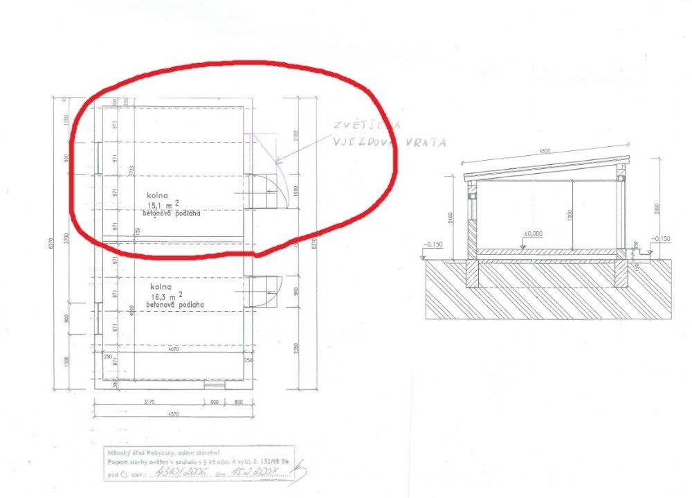 Garáž · 15 m² · Příbramská 909, Rokycany - 3