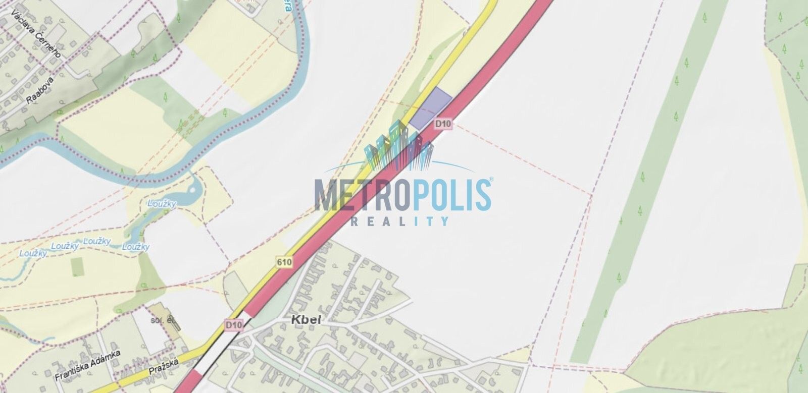 Komerční pozemky, Kbel, Benátky nad Jizerou, 4 661 m² - 2