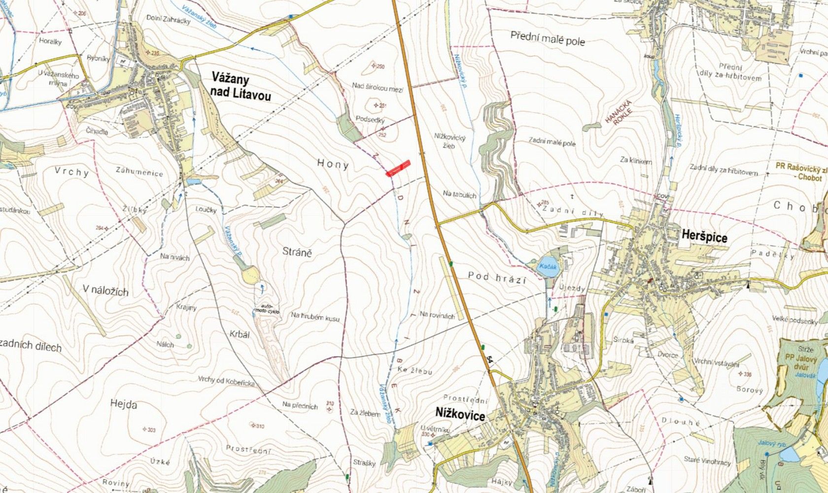 Zemědělské pozemky, Nížkovice, okres Vyškov, Jihomoravský kraj - 2
