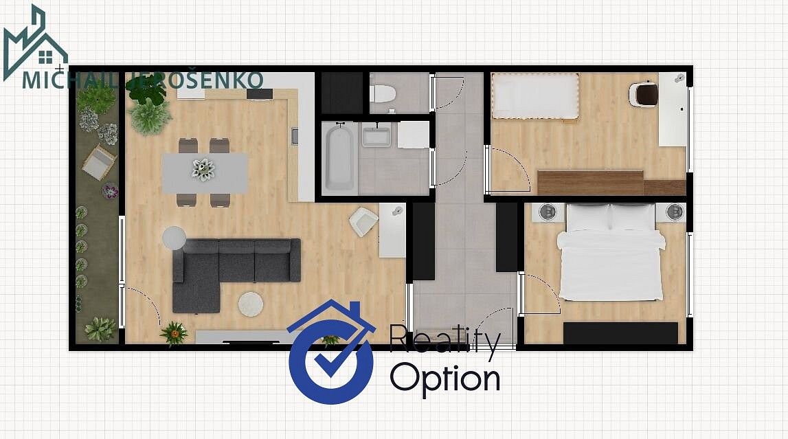 3+kk, Praha - Krč, okres Praha 4, Hlavní město Praha, 67 m² - 2