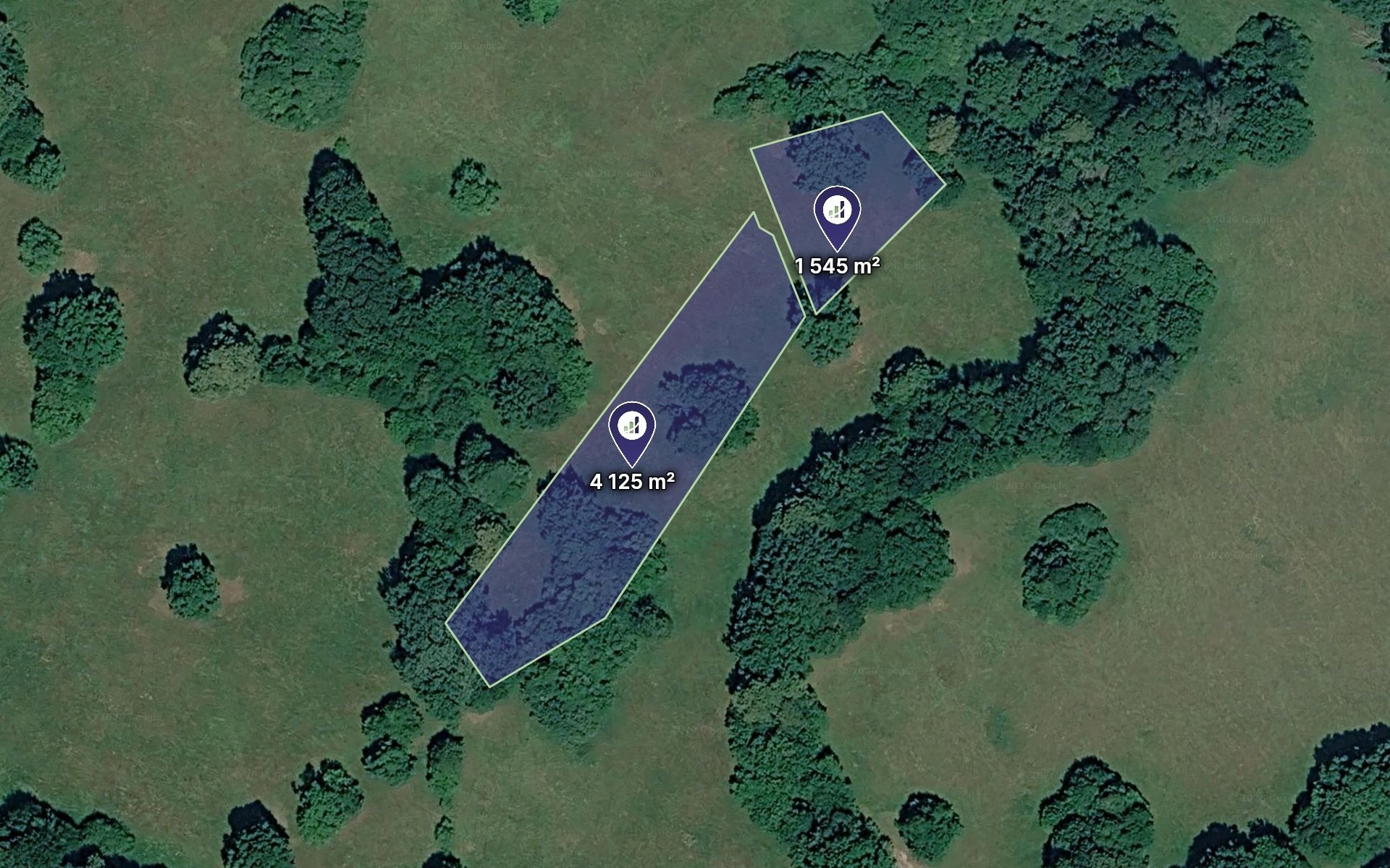 Louka, 6 942 m²